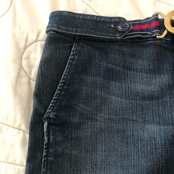 Vintage 7 for all Mankind Denim Skirt - Picture 7 of 10